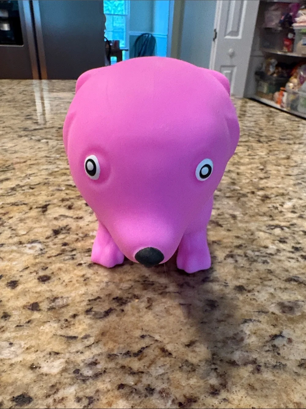 Pink Squeaky hot Dog Toy for Kids - Soft Squeaker Plush